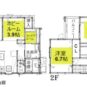 間取 3LDK+ホビールーム＋ランドリールーム・SIC+WIC付き・土地163.14㎡（49.34坪）建物115.16㎡（34.83坪）